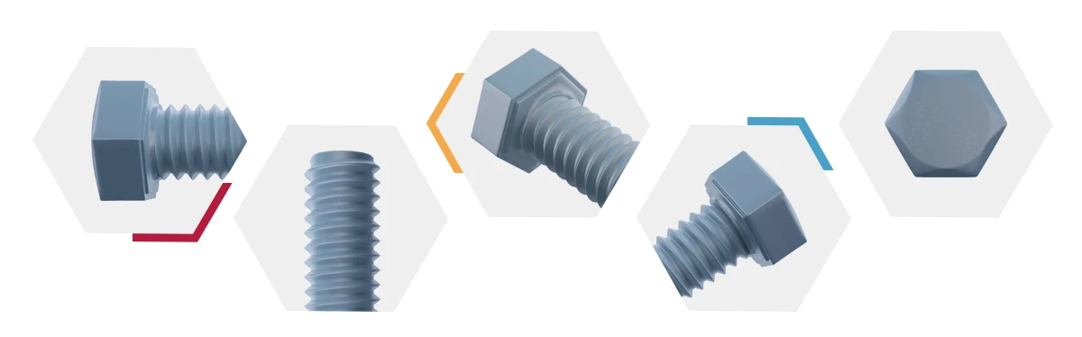 Hex Head Machine Bolts details